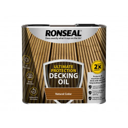 Ronseal 36934 Ultimate Protection Decking Oil Natural Cedar 2.5 litre