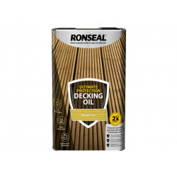 Ronseal 37300 Ultimate Protection Decking Oil Natural Pine 5 litre