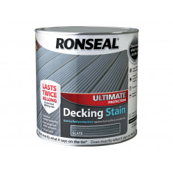 Ronseal 36913 Ultimate Protection Decking Stain Slate 2.5 litre