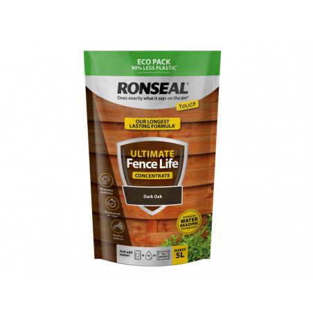Ronseal 39383 Ultimate Fence Life Concentrate Dark Oak 950ml