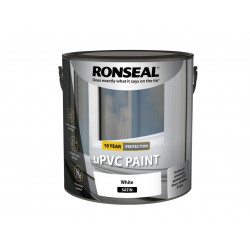 Ronseal 39394 uPVC Paint White Satin 2.5 litre