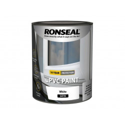 Ronseal 39392 uPVC Paint White Satin 750ml