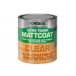 Ronseal 09056 Ultra Tough Internal Clear Mattcoat Varnish 750ml