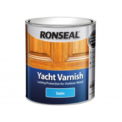 Ronseal 30244 Exterior Yacht Varnish Satin 1 litre