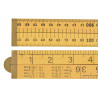 R.S.T. RSR073 Wooden 4 Fold Rule 1m / 39in (Loose)