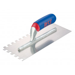 R.S.T. RTR6260S Notched Trowel Square 10mm² Soft Touch Handle 11 x 4.1/2in