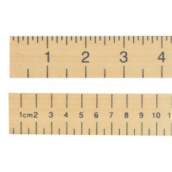 R.S.T. RMS670 Hardwood 1 Metre Stick Plain