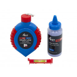R.S.T. RSTCLSET Chalk Line & Box Set 30m