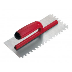 RUBI TILING TOOLS 25907 PRO Steel Notched Trowel 11 x 4in x 1/2in Notch
