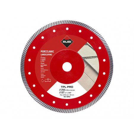 RUBI TILING TOOLS 40913 TPL 250 EXT Pro Diamond Blade 250mm