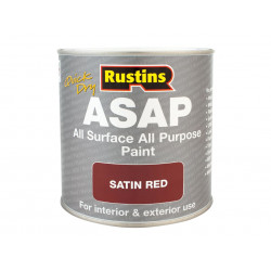 Rustins ASAPRD250 ASAP Paint Red 250ml