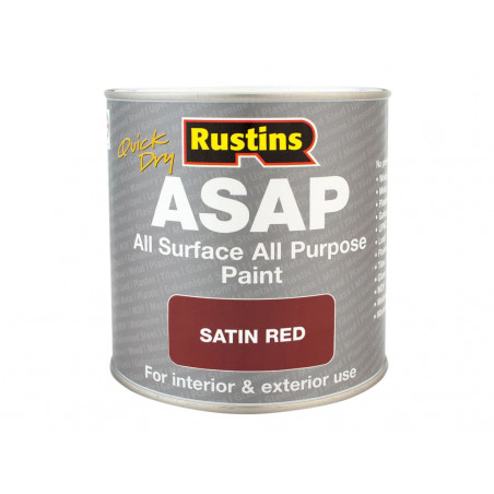 Rustins ASAPRD250 ASAP Paint Red 250ml