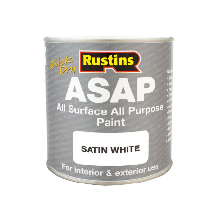 Rustins ASAPWH250 ASAP Paint White 250ml