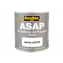 Rustins ASAPWH500 ASAP Paint White 500ml