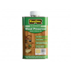 Rustins AWCL1000 Advanced Wood Preserver Clear 1 litre