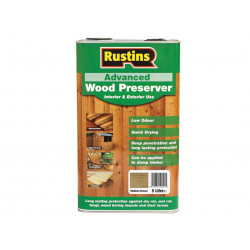 Rustins AWMB5000 Advanced Wood Preserver Mid Brown 5 litre