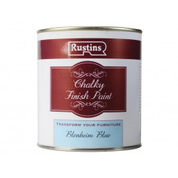 Rustins CHAPB500 Chalky Finish Paint Blenheim Blue 500ml