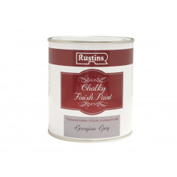 Rustins CHAPG250 Chalky Finish Paint Georgian Grey 250ml