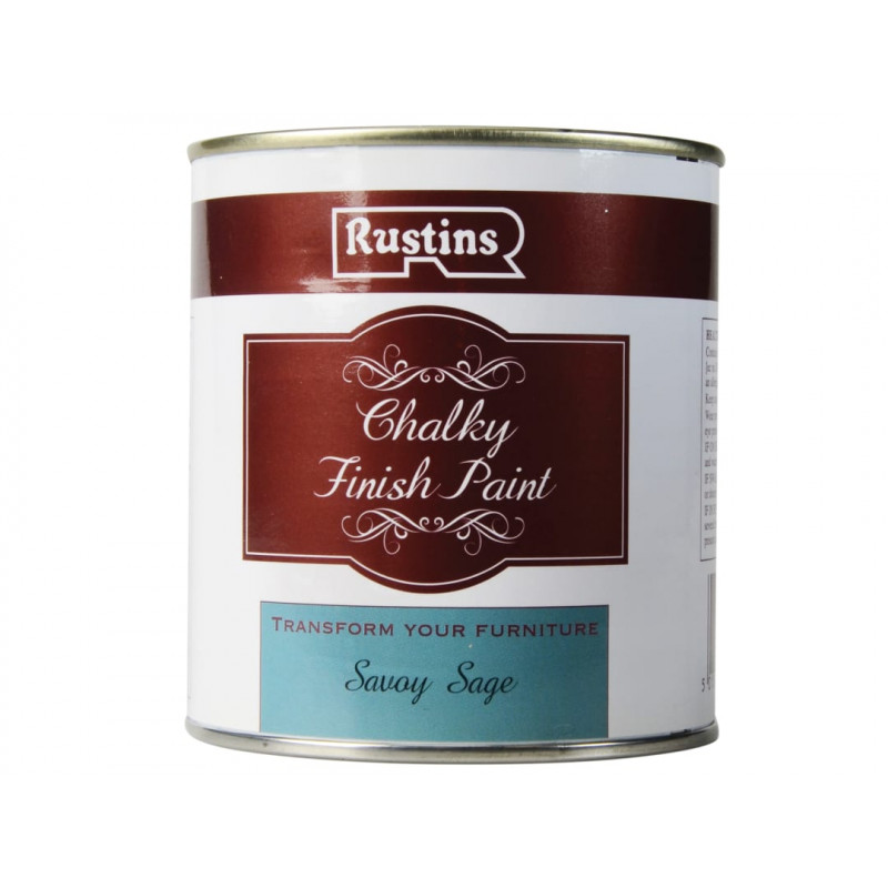 Rustins CHAPS500 Chalky Finish Paint Savoy Sage 500ml Rustins CHAPS500 Chalky Finish Paint Savoy Sage 500ml