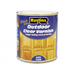 Rustins EAVS500 Exterior Varnish Satin 500ml