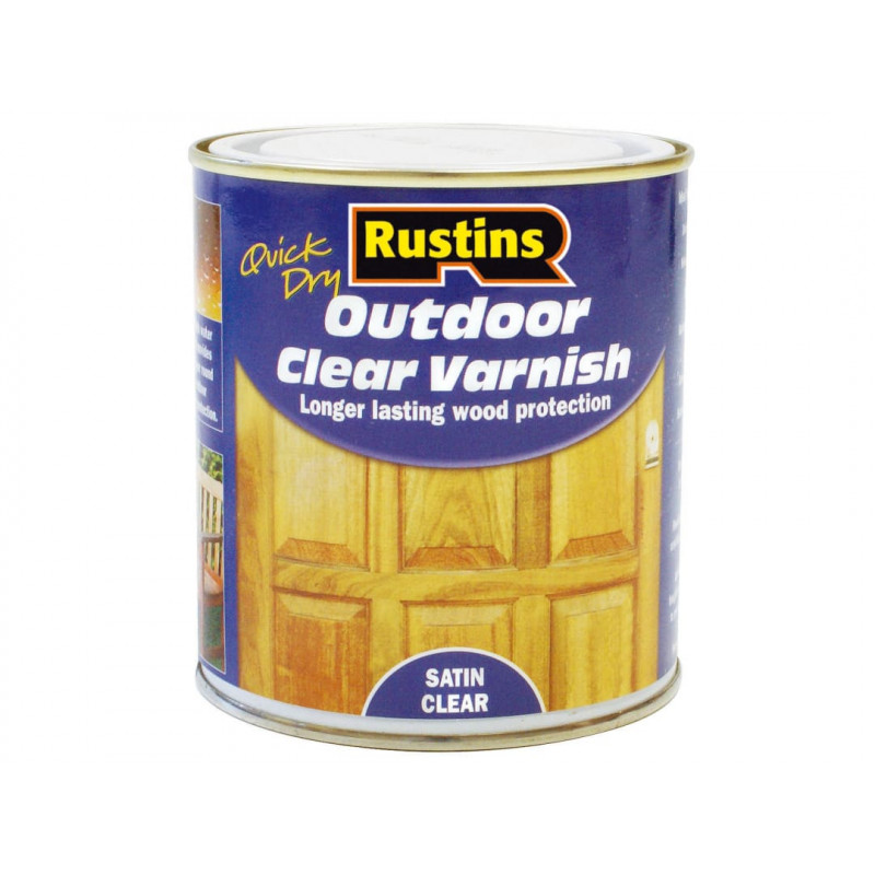 Rustins EAVS500 Exterior Varnish Satin 500ml Rustins EAVS500 Exterior Varnish Satin 500ml