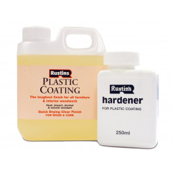 Rustins PCGL1000 Plastic Furniture Coating Gloss 1 litre
