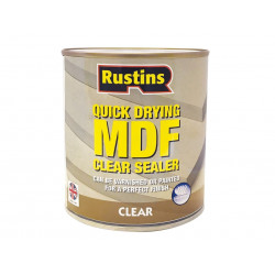 Rustins MDFS1000 Quick Drying MDF Sealer Clear 1 litre