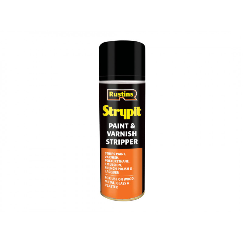Rustins STNFA500 Strypit Paint & Varnish Stripper Aerosol 500ml Rustins STNFA500 Strypit Paint & Varnish Stripper Aerosol 500ml