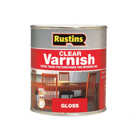 Rustins POSC5000 Polyurethane Varnish Satin Clear 5 litre