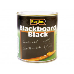 Rustins BLAB250 Quick Dry Blackboard Black 250ml