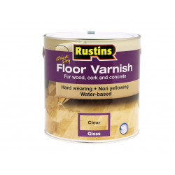 Rustins AFCG2500 Quick Dry Floor Varnish Gloss 2.5 litre