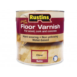 Rustins AFCG5000 Quick Dry Floor Varnish Gloss 5 litre