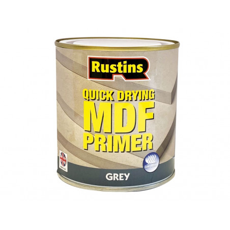 Rustins MDGP250 Quick Drying MDF Primer Grey 250ml