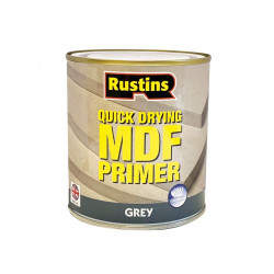Rustins MDGP500 Quick Drying MDF Primer Grey 500ml