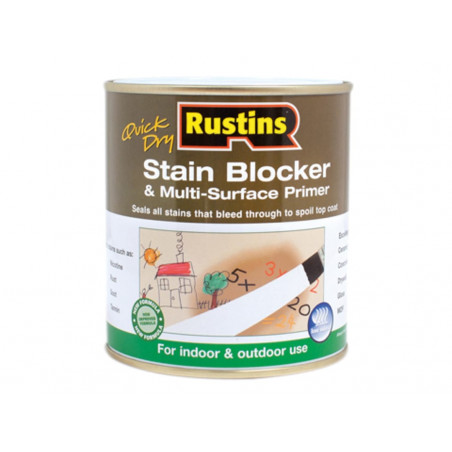 Rustins SBMP1000 Quick Dry Stain Block & Multi Surface Primer 1 litre