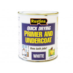 Rustins WHPU250 Quick Dry Primer & Undercoat White 250ml