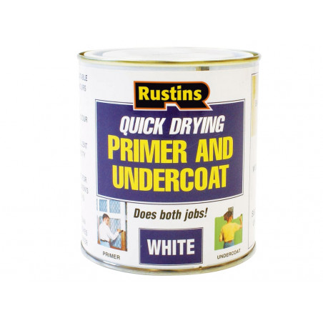 Rustins WHPU250 Quick Dry Primer & Undercoat White 250ml