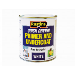 Rustins WHPU500 Quick Dry Primer & Undercoat White 500ml