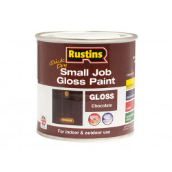 Rustins GPCHW250 Quick Dry Small Job Gloss Paint Chocolate 250ml