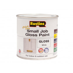 Rustins GPWHW250 Quick Dry Small Job Gloss Paint White 250ml