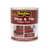 Rustins STRDW500 Quick Dry Step & Tile Paint Gloss Red 500ml