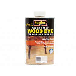 Rustins WDWH250 Quick Dry White Wood Dye 250ml