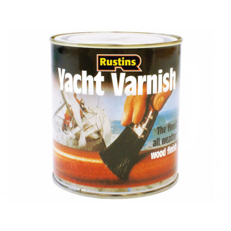 Rustins YASV500 Yacht Varnish Satin 500ml