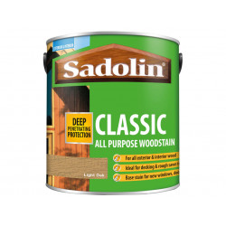 Sadolin 5012901 Classic Wood Protection Light Oak 2.5 litre