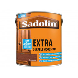 Sadolin 5012989 Extra Durable Woodstain Redwood 2.5 litre