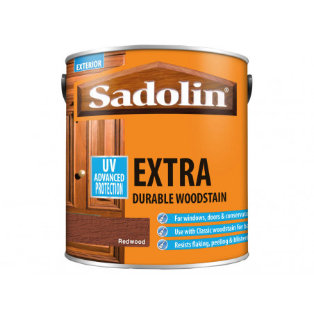 Sadolin 5012989 Extra Durable Woodstain Redwood 2.5 litre