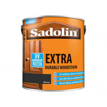 Sadolin 5012994 Extra Durable Woodstain Ebony 2.5 litre