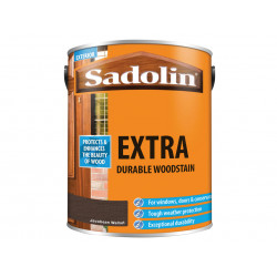 Sadolin 5012998 Extra Durable Woodstain Jacobean Walnut 5 litre