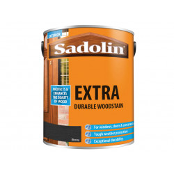 Sadolin 5012999 Extra Durable Woodstain Ebony 5 litre