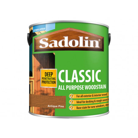 Sadolin 5028458 Classic Wood Protection Antique Pine 2.5 litre